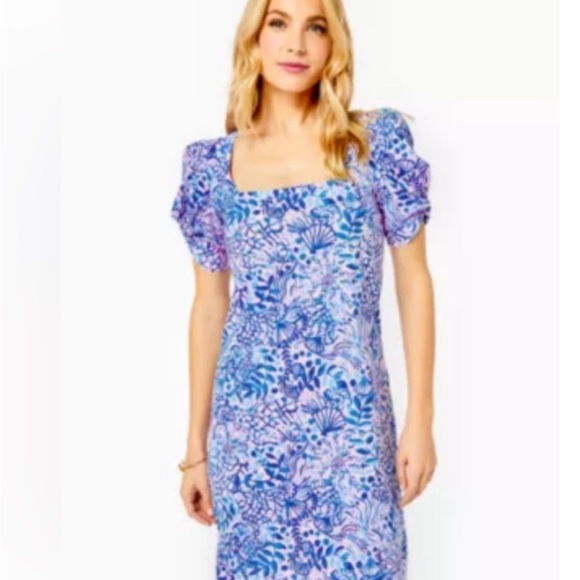 Lilly Pulitzer Dresses & Skirts - Lilly Pulitzer Blue Midi Dress